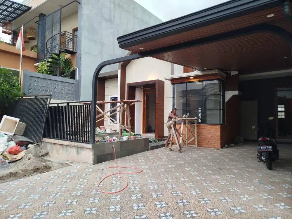 DIJUAL RUMAH BARU 1 LANTAI DENGAN TANAH LUAS 200 DI KENCANA LOKA BSD