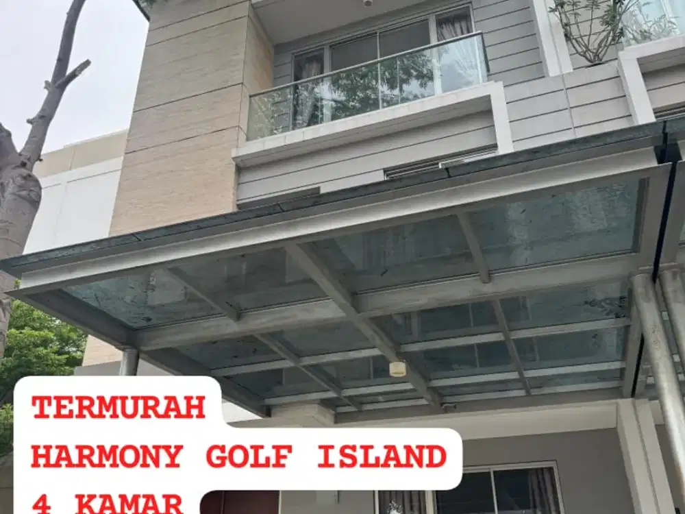 DISKON 25 JUTA RUMAH HARMONY GOLF ISLAND. 4 KAMAR TERSEDIA AC, POSISI HOEK