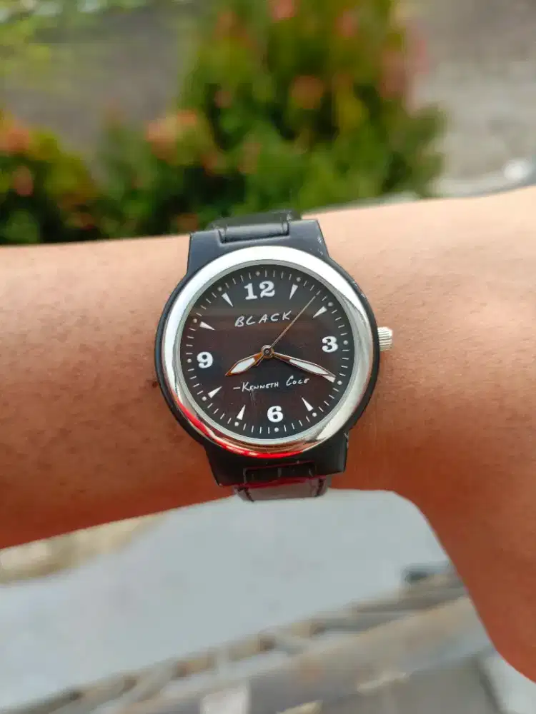 Jual jam tangan original kenneth cole black