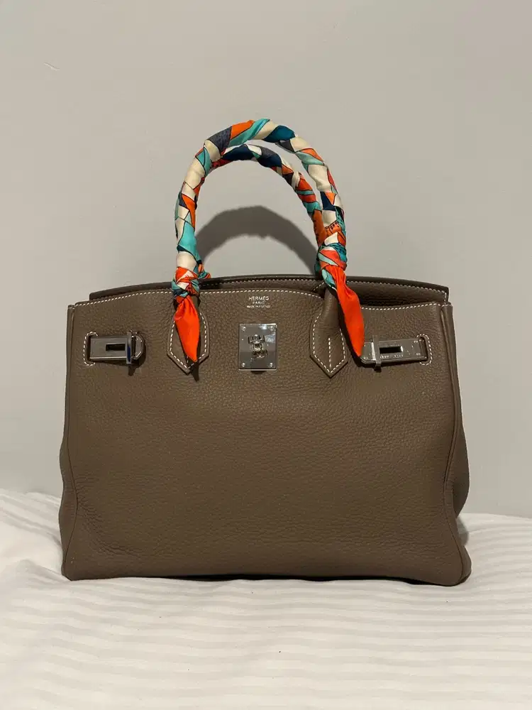 Hermes Birkin 30 TOGO Etoupe PHW STAMP X