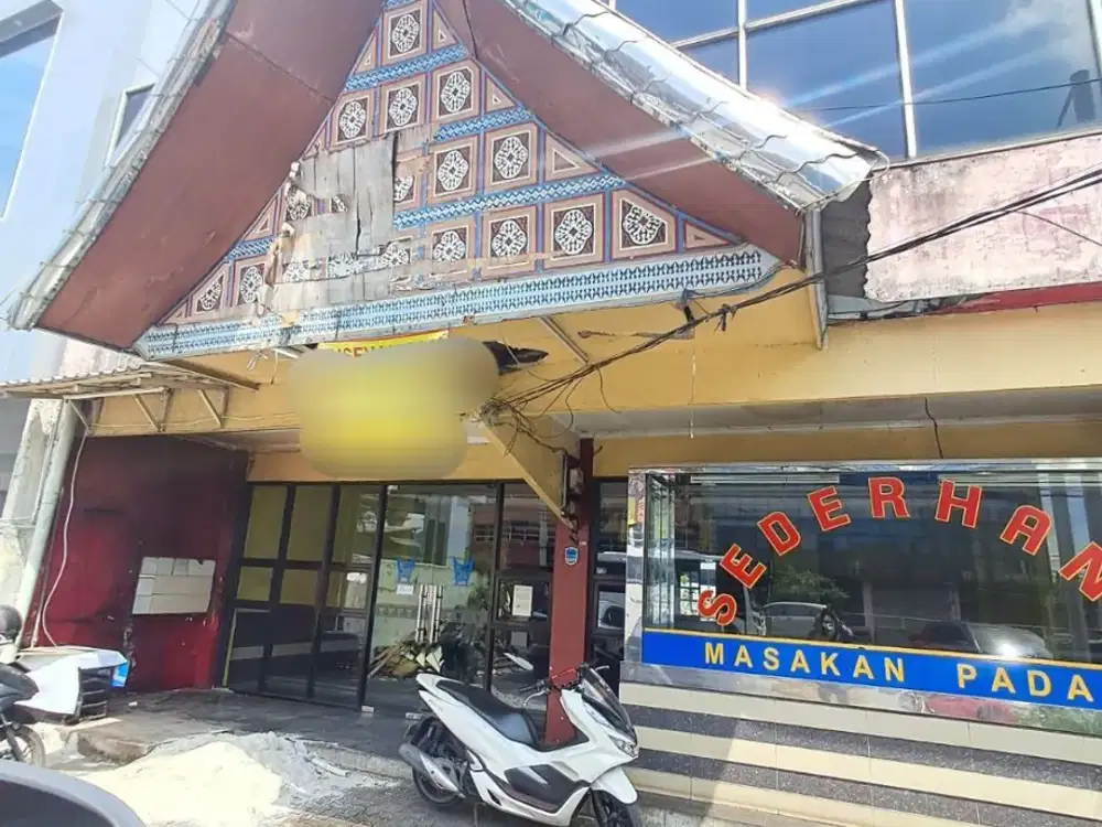 Ruko Siap Pakai Ex Restoran Pinggir Jalan Utama Taman Galaxy