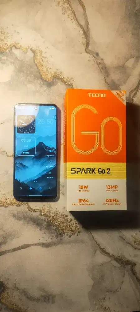 Tecno spark go 2 putih 4+64GB