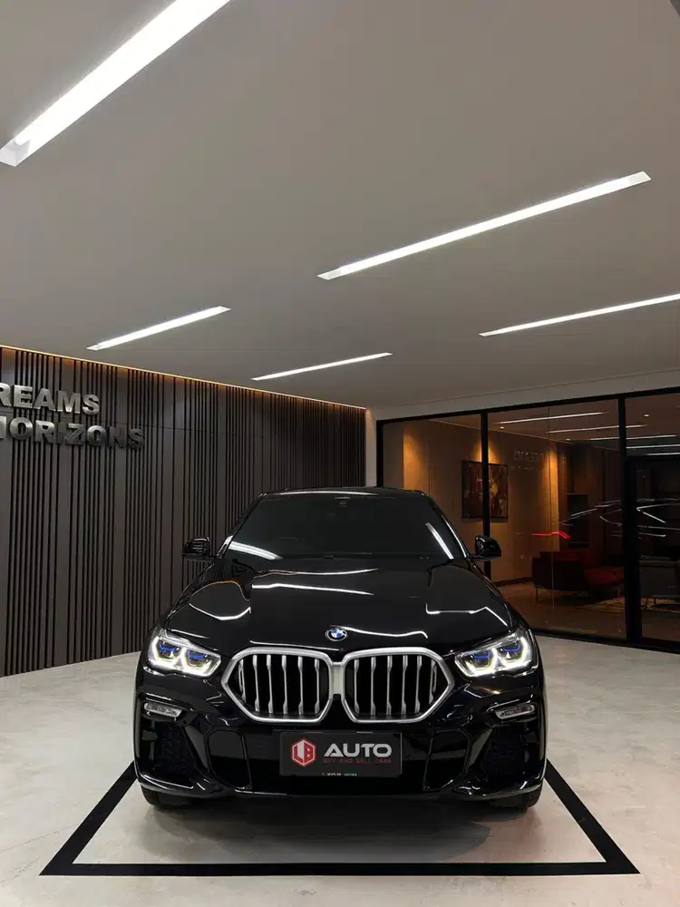 BMW X6 XDrive40i M-Sport AT 2022 Hitam Km8rb Nik 2021 B1575CCQ