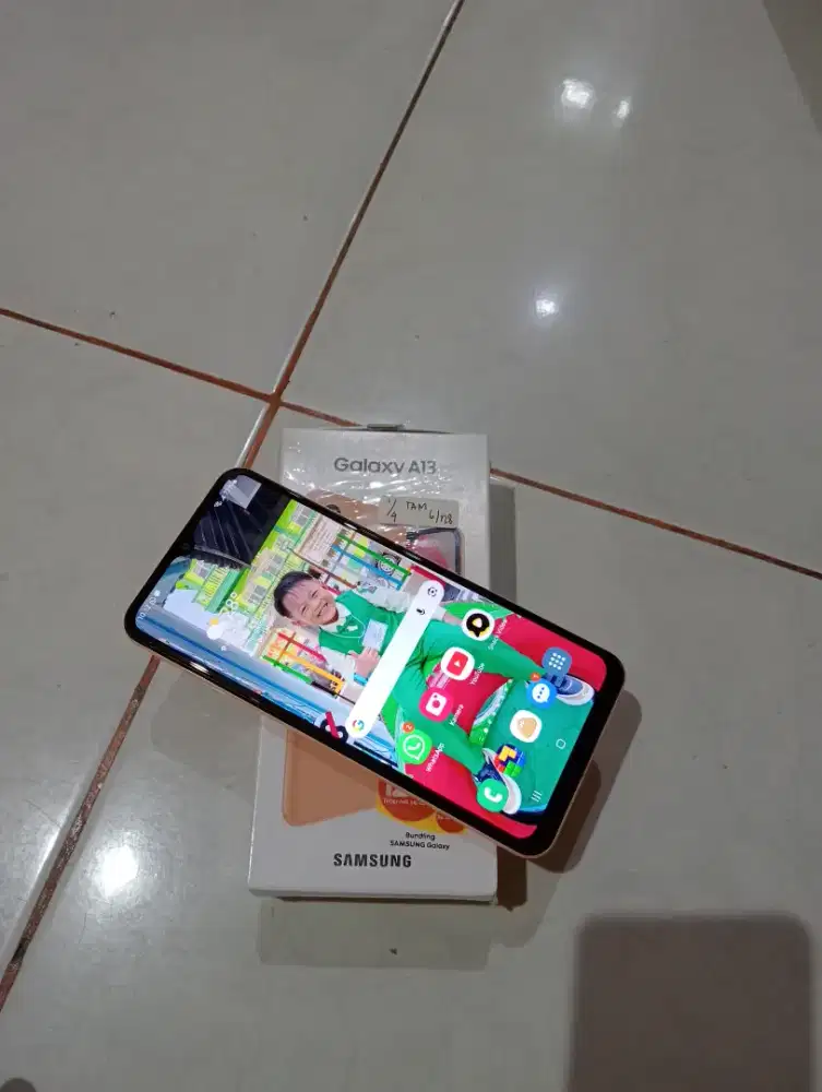 SAMSUNG A13 ram 6/128 GB ori lengkap mulus