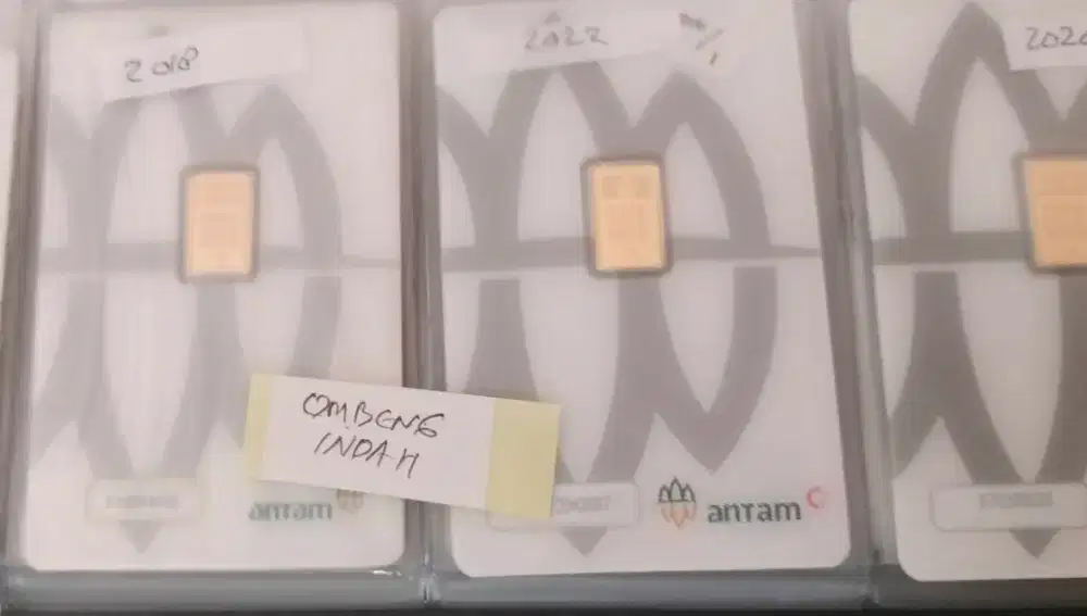 Emas Antam ada 12 Pcs 1gram semua