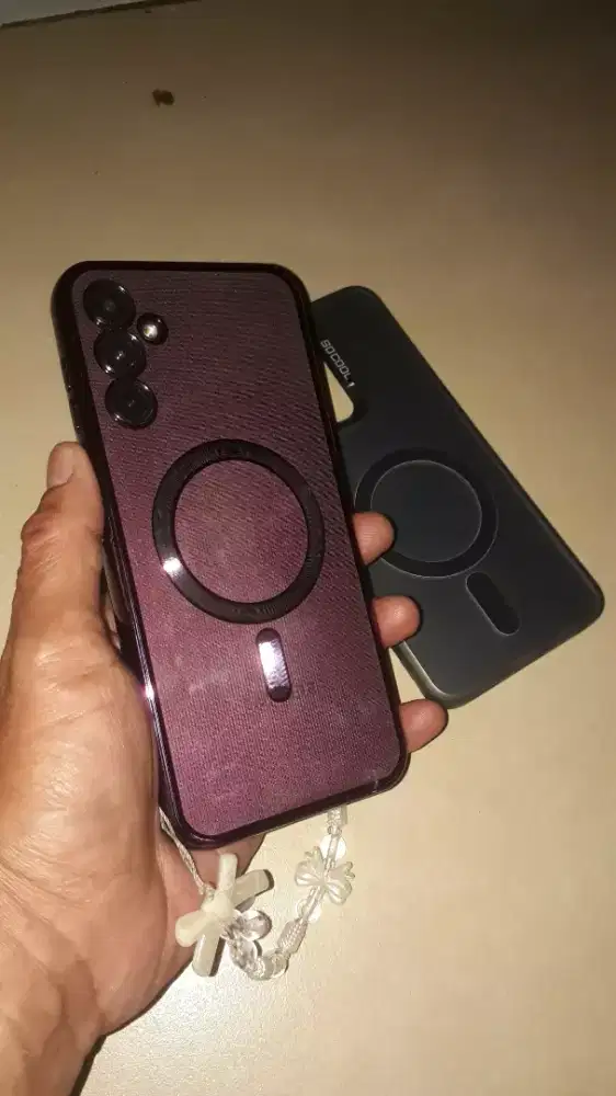 Jual Samsung a14 NFC normal jaya minus lcd retak sudah pake TG aman .