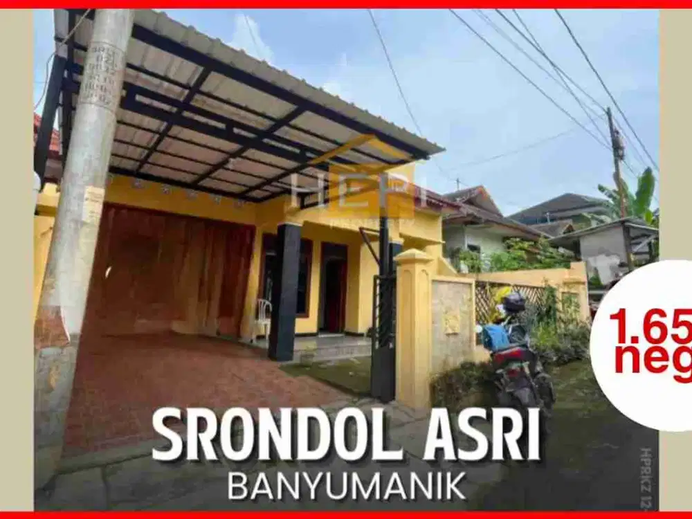 Rumah Cantik 1Lt Di Srondol Asri Banyumanik