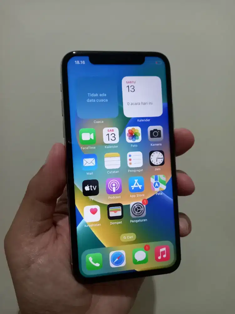 IPhone X Grey 256Gb Lte Batangan ada minus dikit