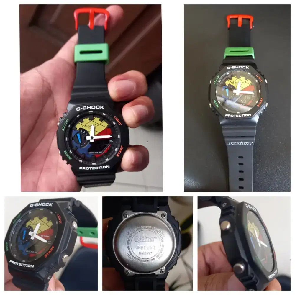 Jam tangan g shock gshock rubiks limited edition langka original