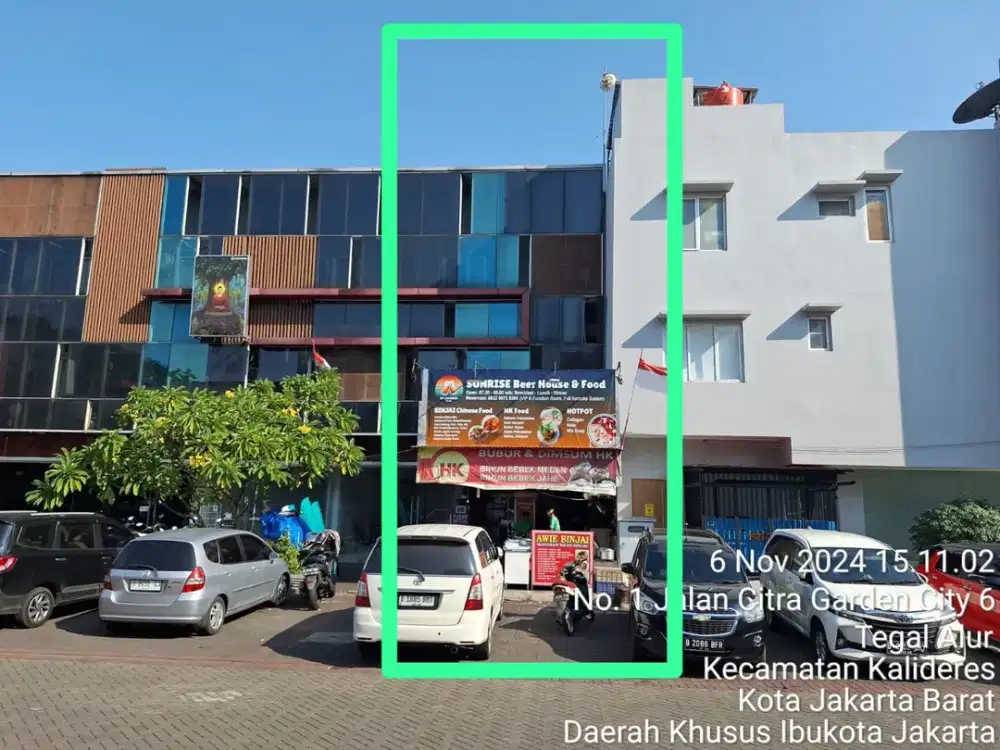 Di Jual Lelang Ruko Ruko The Square 2 Citra Garden 6 Tegal Alur, Kalideres - Jakarta Barat