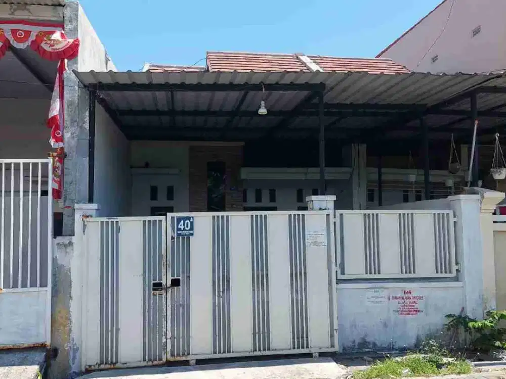 DI JUAL RUMAH 
JLN  : MEDOKAN AYU UTARA VII TENGAH NO 55
KEL. : MEDOKAN AYU
KEC. : RUNGKUT
KAB  : SURABAYA