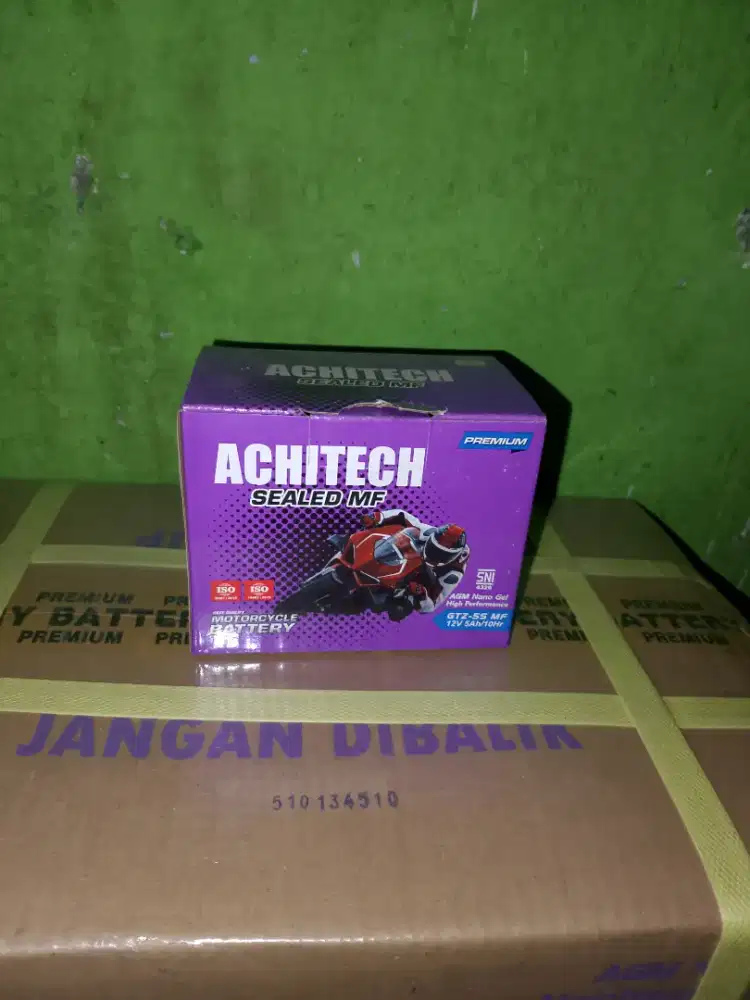 Aki motor baru bergaransi