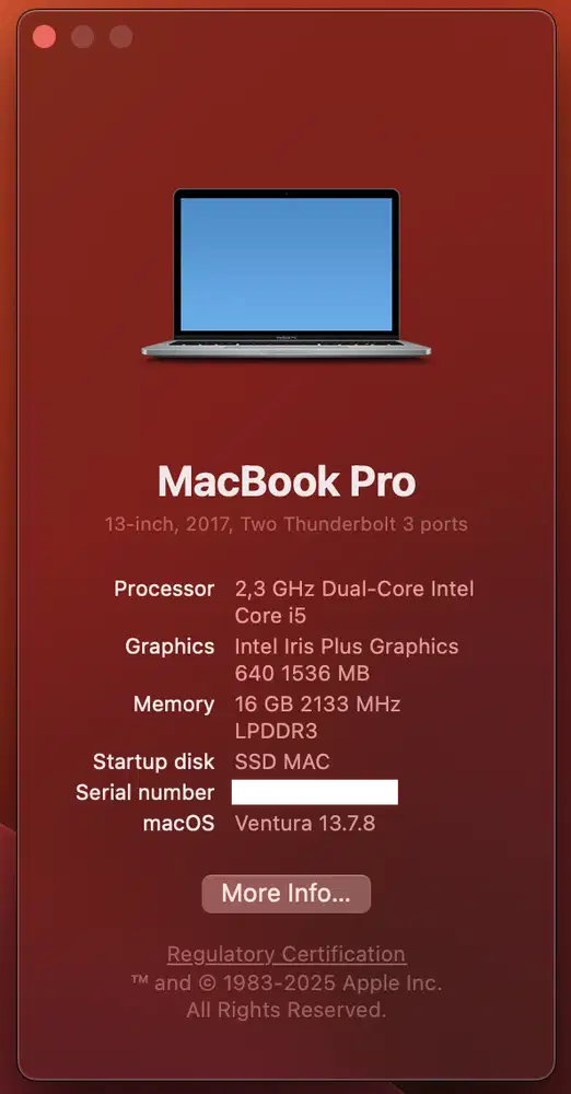 Jual Macboook Pro High Spec