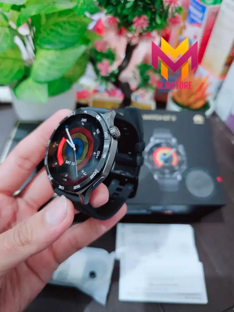 Huawei Watch GT 5 46mm Black Fullset nota smartwatch
kondisi mulus