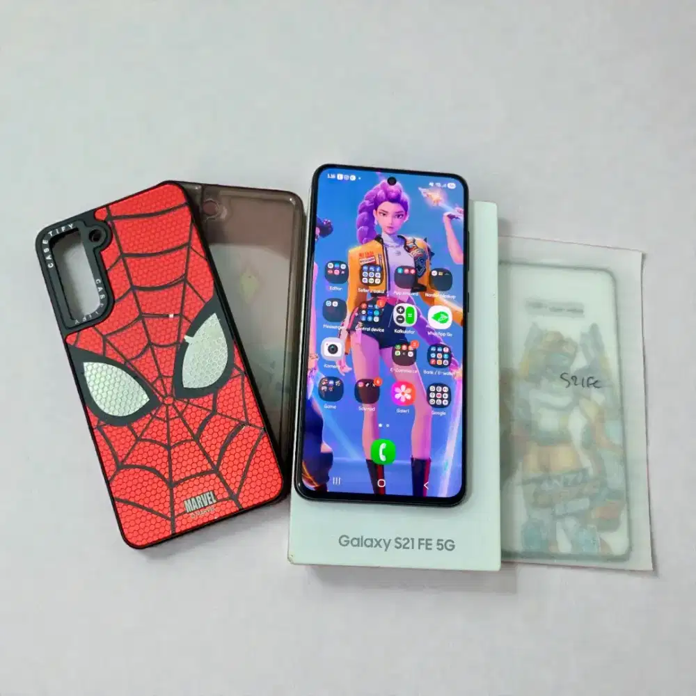 Samsung S21 FE 5G 8GB/256GB SEIN Fullset + bonus Case & tempered glass