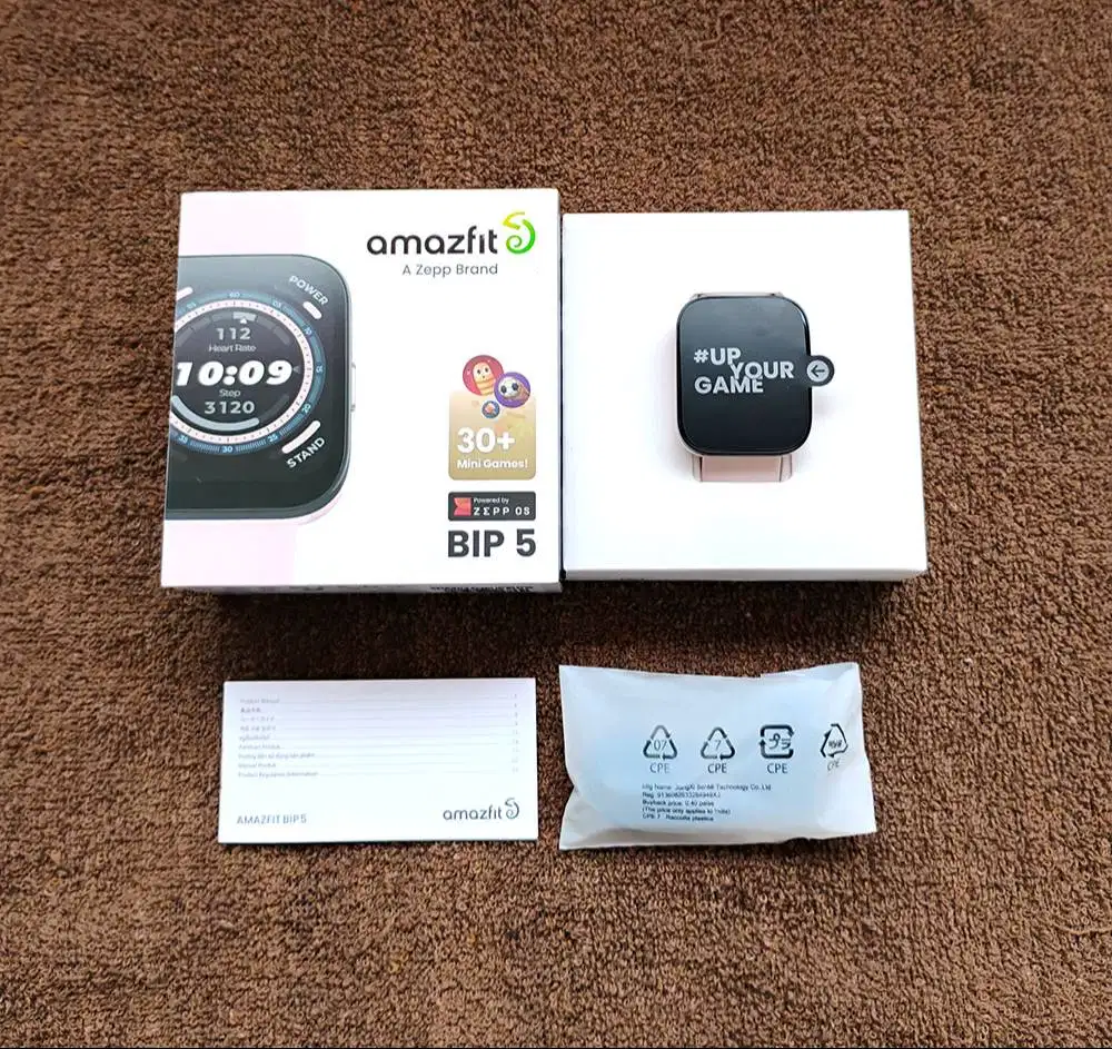 [NEW/BNOB] Amazfit Bip 5 pastel pink garansi resmi unboxing aja