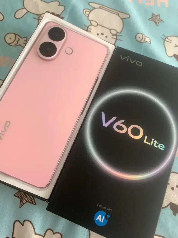 Vivo V60 lite Pink 4G 10 hr pemakaian