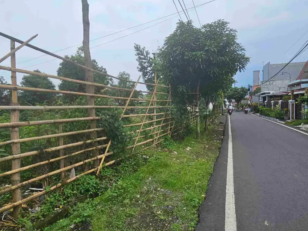 tanah strategis di cengger ayam bantaran suhat dekat kampus UB Brawijaya dan polinema lebar 22.5 dan gentong