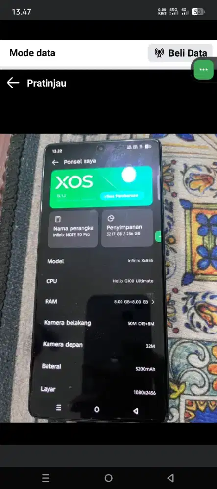bos mau jual infinix not 50 pro