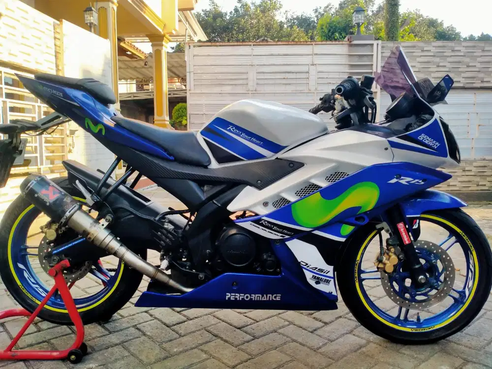 Yamaha R15 pajak hidup lengkap motor sehat keterangan detail dibawah