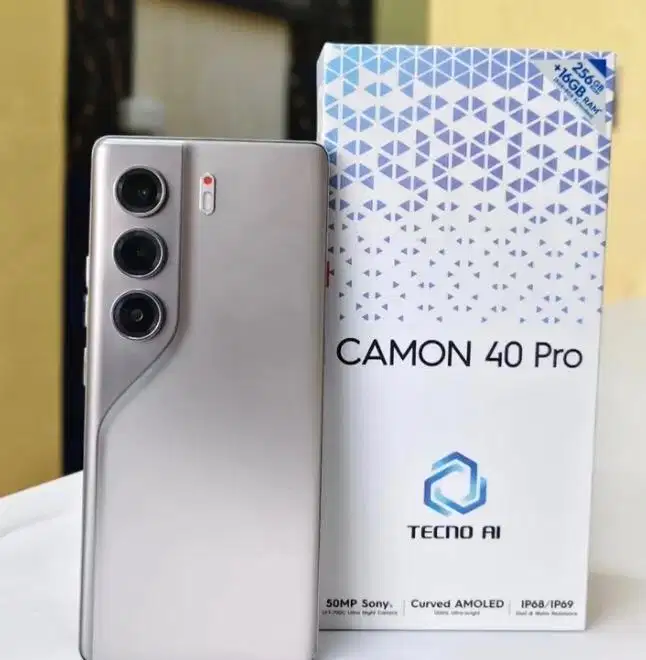 TECNO CAMON 40 PRO 5G ~ RAM 8+8/256GB | RAM 12+12/256GB