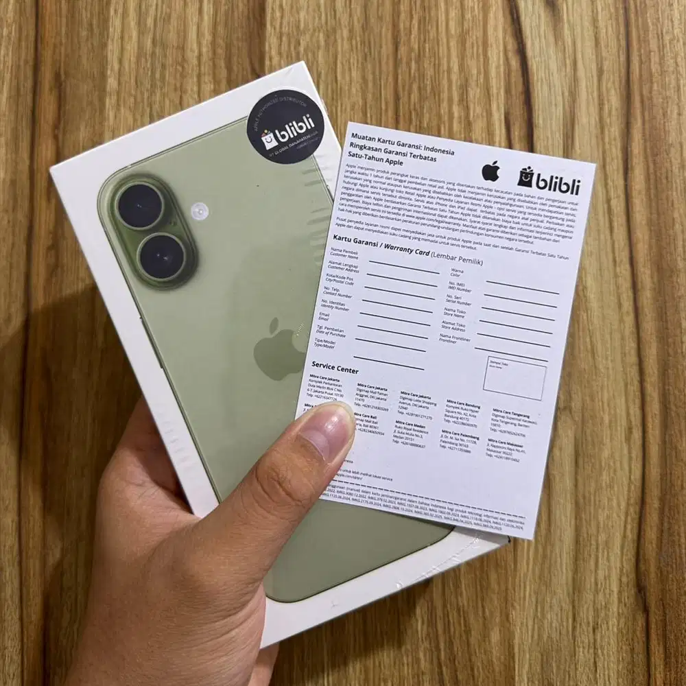 WTS BNIB iPhone 17 Sage Green 256 GB Garansi Resmi