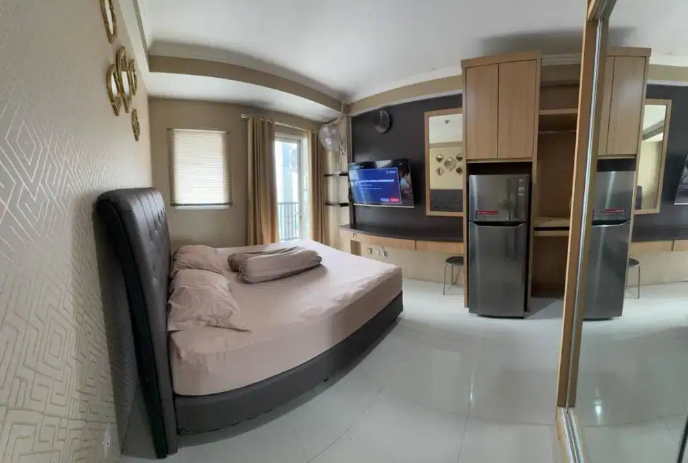 Disewakan Apartment Studio Premium - Menghadap ke Gunung Salak