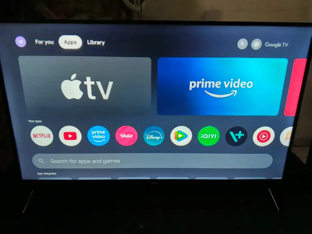 Tv Tcl 32inch Qled