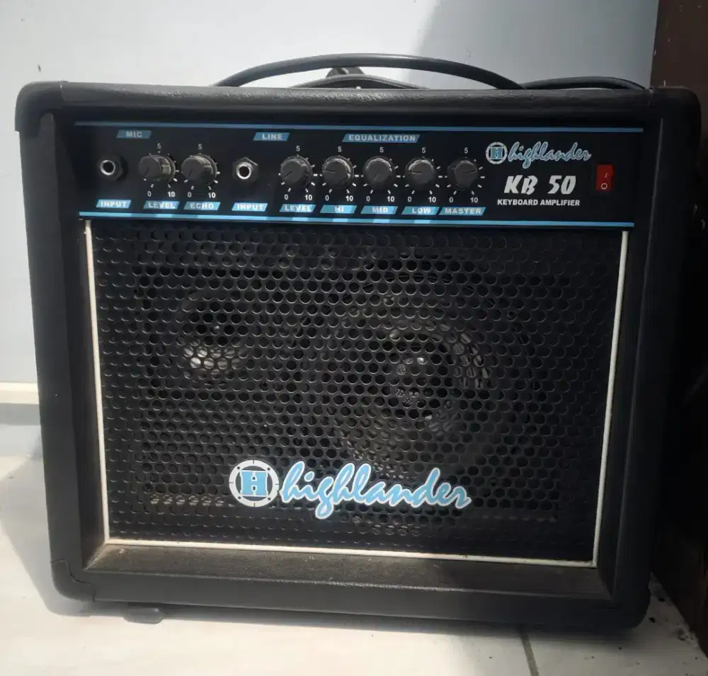 Ampli Keyboard dan Drum Elektrik 2 Channel