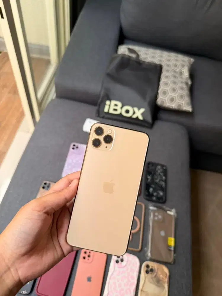 Iphone 11 Promax 256 gb Gold Mulus No Dent
