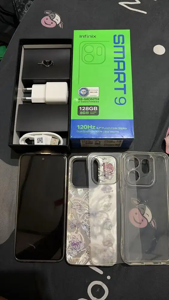 INFINIX SMART 9 RAM 4+4/128 GB FULLSET MULUS