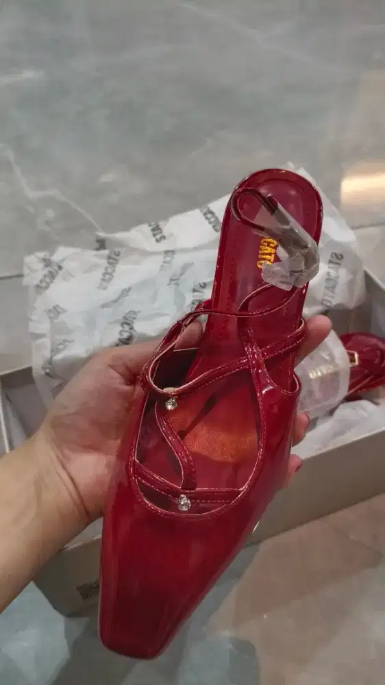 Staccato Heels Red Ori