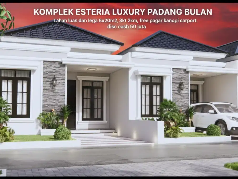 The Luxury Esteria Padang Bulan Psr 6 Dekat Setiabudi Ringroad dan Kampus USU