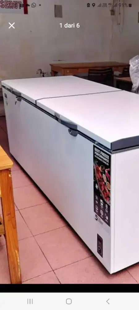 freezer box 1200L GEA