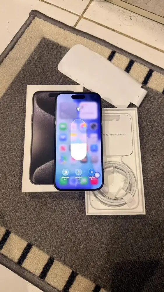 Iphone 15 Pro 128GB Black Teregister beacukai Mulus Lengkap