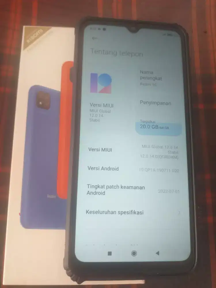 Xiaomi Redmi 9C 4/64 Lengkap