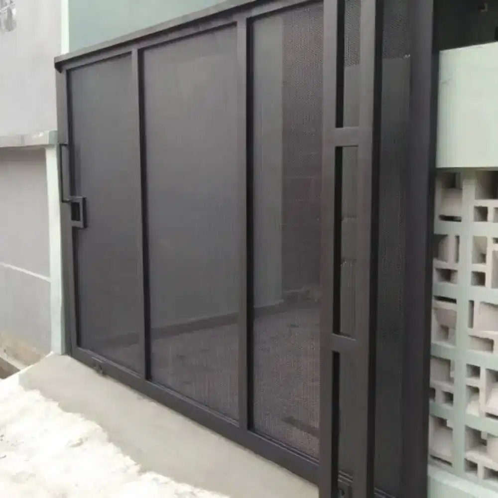 0014 pagar plat perforated bulat