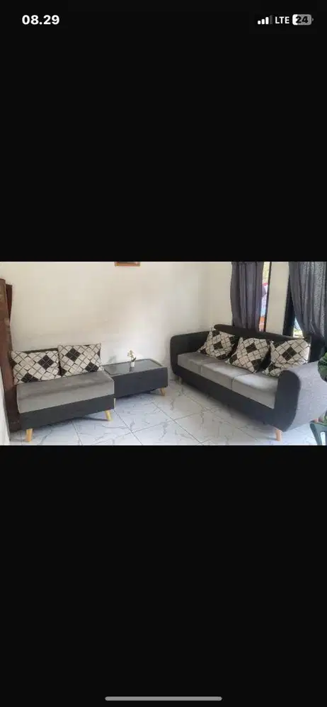 SOFA & MEJA ABUABU