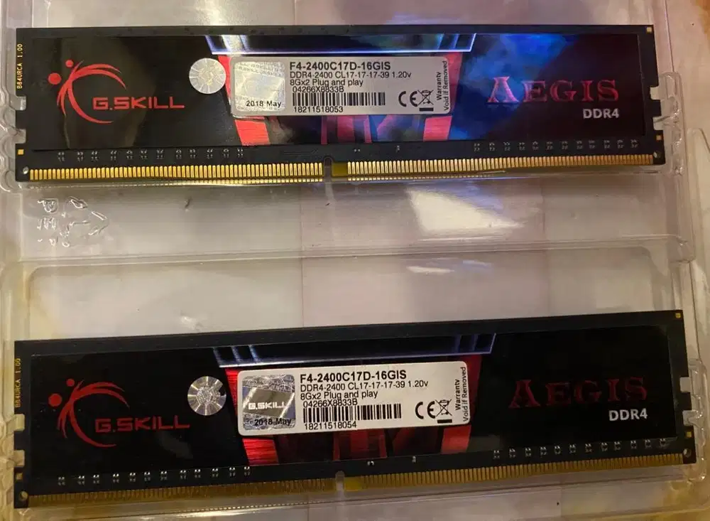 RAM DDR4 8Gbx2 GSKILL AEGIS