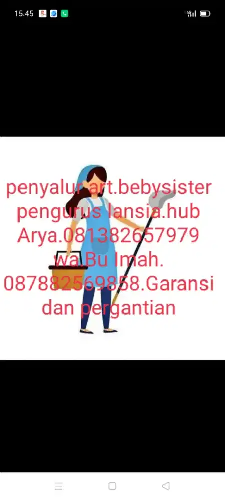 Penyalur art bebysister lansia