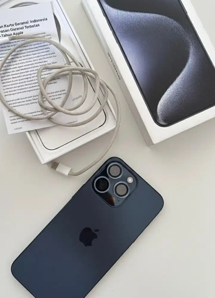 Iphone 15 pm 256 resmi indo garansi on