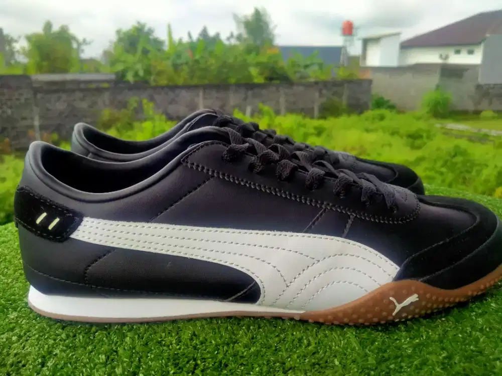 Puma Bella UT Leather Black white sz 43