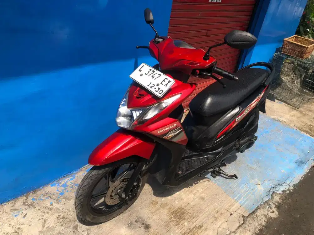 Honda Beat 2014 Plat Baru Istimewa