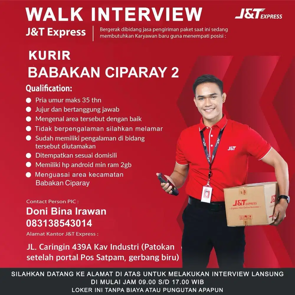 Loker kurir area babakan ciparay pasar caringin
