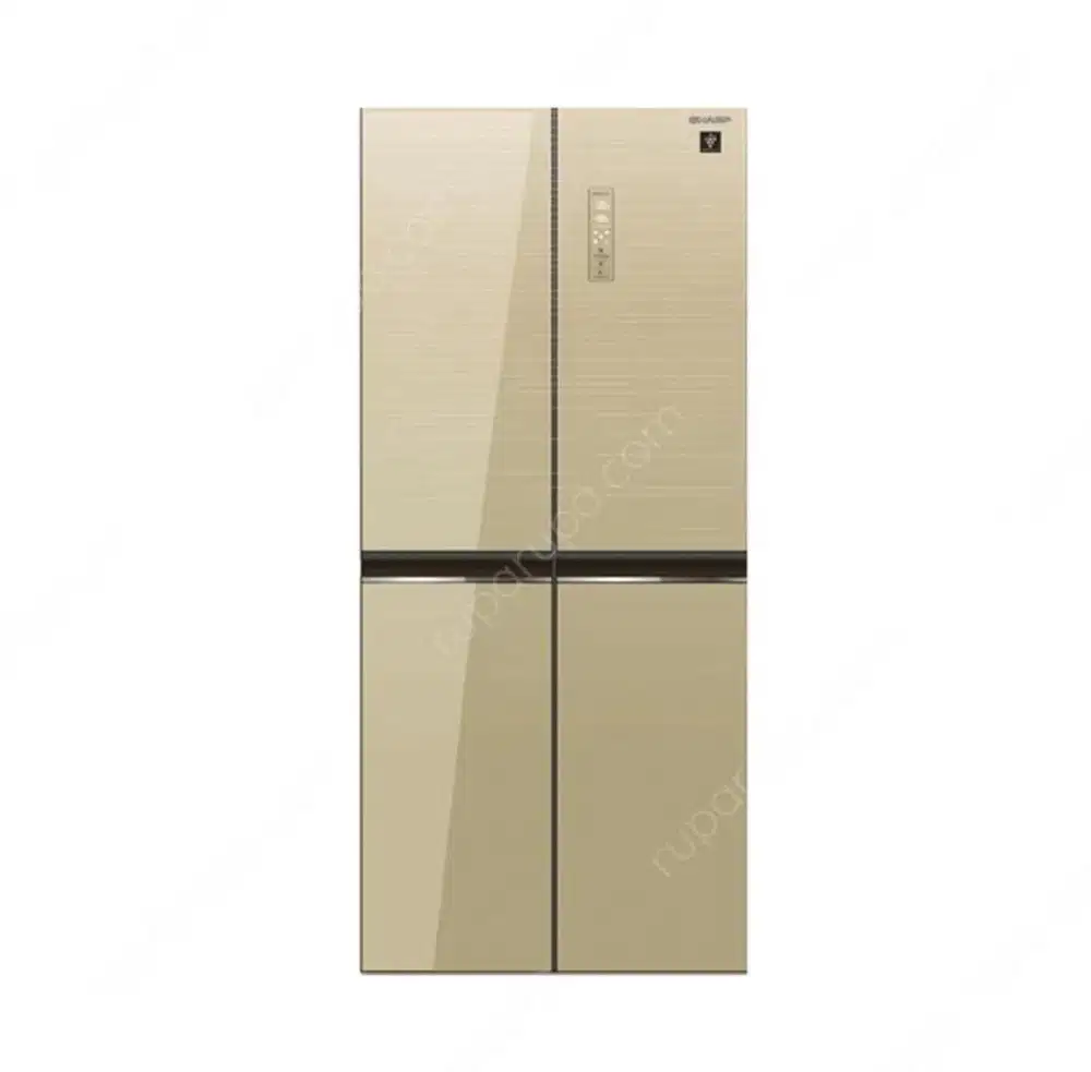 sharp 472 Ltr kulkas 4 pintu sde by side sj-lf51pg-cg-gold