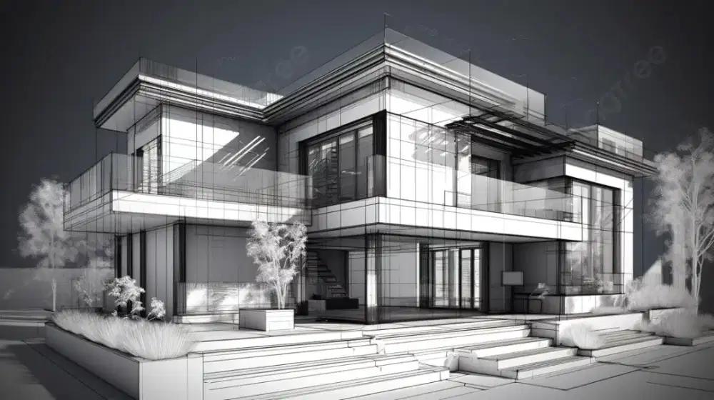 Jasa Desain Rumah, Arsitek, Gambar 3 Dimensi, RAB