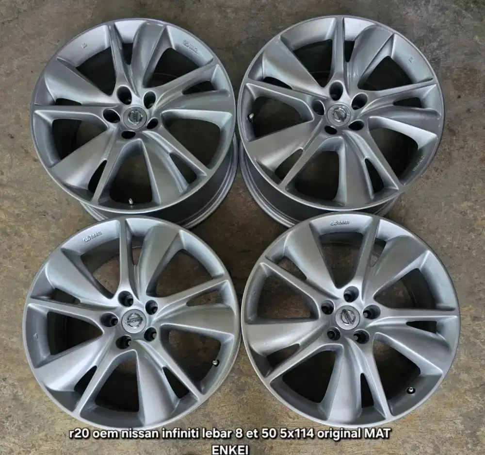 Velg ring 20 original nissan infiniti pcd 5x114 by enkei
