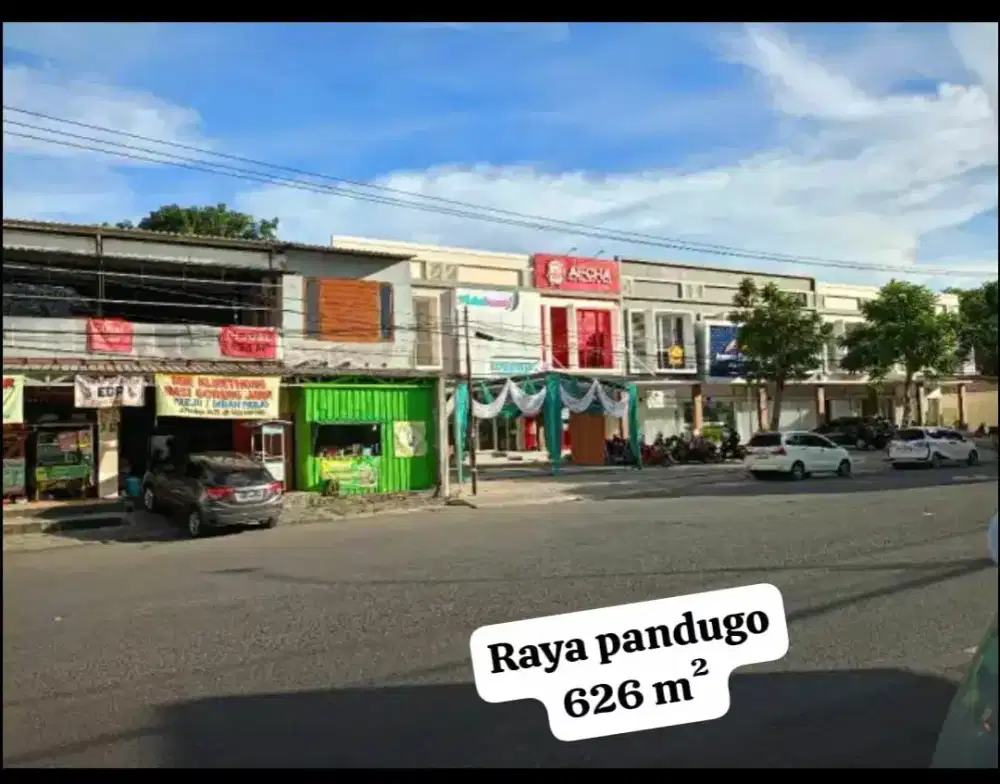DIJUAL RUKO DI RAYA PANDUGO SURABAYA TURUN HARGA 1 MENIT DARI MERR