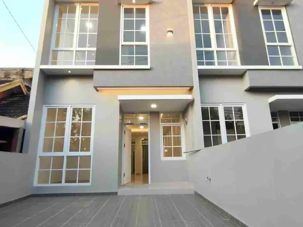 rumah baru 4 kamar di arcamanik Cisaranten promo harga all in bonus AC, canopy, water Heater
