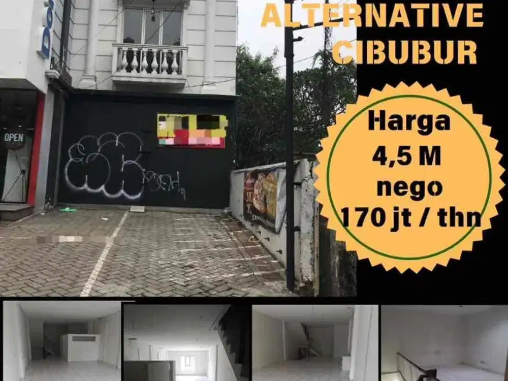 Ruko lokasi strategis siap pakai di Cibubur